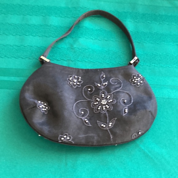 Preston & York Vintage Black Beaded Small Evening Bag - Picture 2 of 4